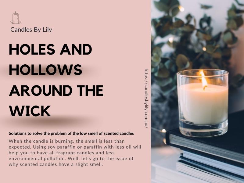 Solutions to solve the problem of the low smell of scented candles